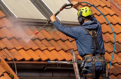 Démoussage et hydrofuge de toiture à Jonchères